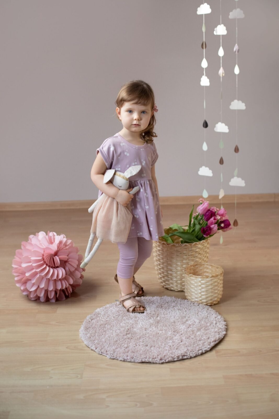 PINOKIO kelnytės ¾ Sweet Cherry pink-2